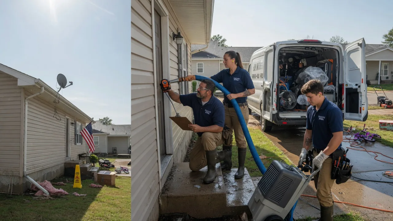 Ceiling Water Damage Restoration in Goddard, KS near me